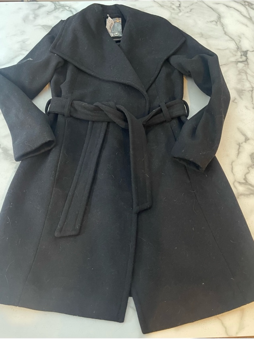 Reitmans Black Women's Coat with Snap Buttons